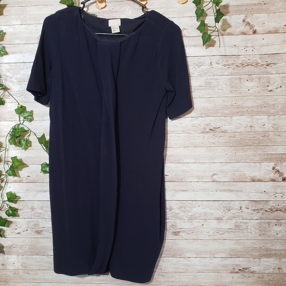 H&M Dresses Hm Navy Blue Dress Poshmark